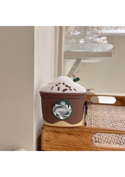 3.nesil Kulaklık Kılıfı Kahverengi Köpüklü Bardak Silikon Kılıf fiyatları