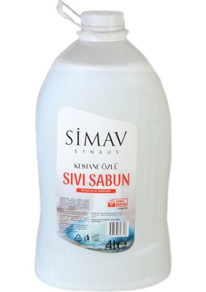 Kestane Özlü ve Termal Sulu Sıvı Sabun 2'li Set - 4 lt + 500 ml