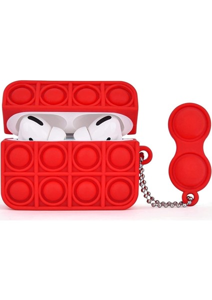 Pro Kılıf Silikon Pop It Stres Yumuşak Silikon Kulaklık Kılıfı