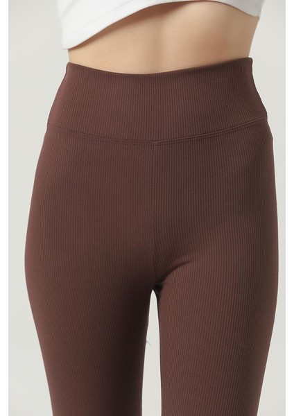 Içi Polarlı Kışlık Yüksek Bel Toparlayıcı Fitilli Tayt indirimleri