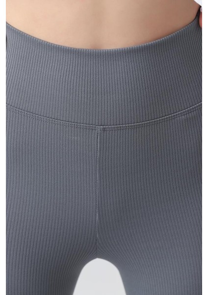 Içi Polarlı Kışlık Yüksek Bel Toparlayıcı Fitilli Tayt indirimleri