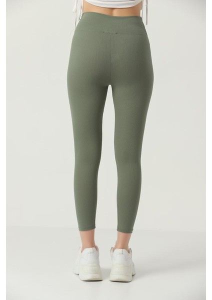 Içi Polarlı Kışlık Yüksek Bel Toparlayıcı Fitilli Tayt fırsatları