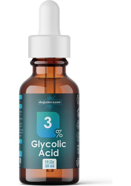 Kazayağı Karşıtı Glikolik Asit %3 - Glikolik Asit Peelingi 30 ml