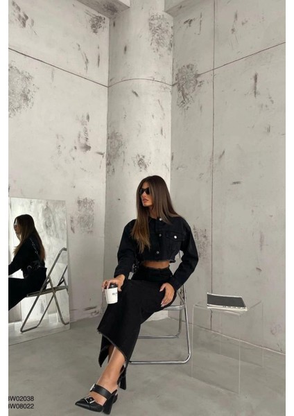 Bel Ucu Dikişsiz Denimceket fırsatları
