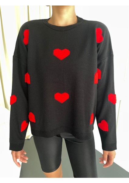 Siyah Kalpli Basic Salaş Boyfriend Kazak fiyatları