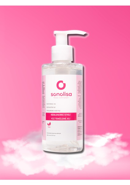 Sonolisa Yüz Temizleme Jeli Nemlendirici Etkili 200 ml
