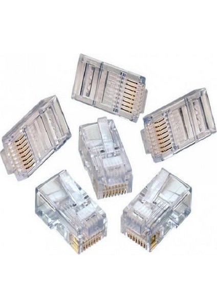 Speeduf 4220 RJ45 Jack CAT5E Internet Kablo Konnektör Jak (100 Adet)