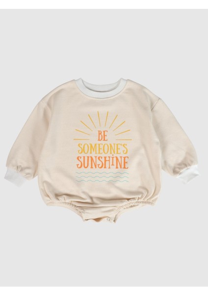 Yhh Kids Bebek Oversize Sweatshirt Zıbın Bej