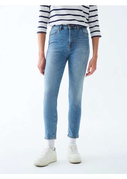 Kadın Dores Slım Mom Jean Pantolon modelleri
