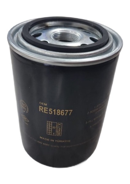 John Deere Yağ FILTRESI-RE519626, RE518977, RE518677
