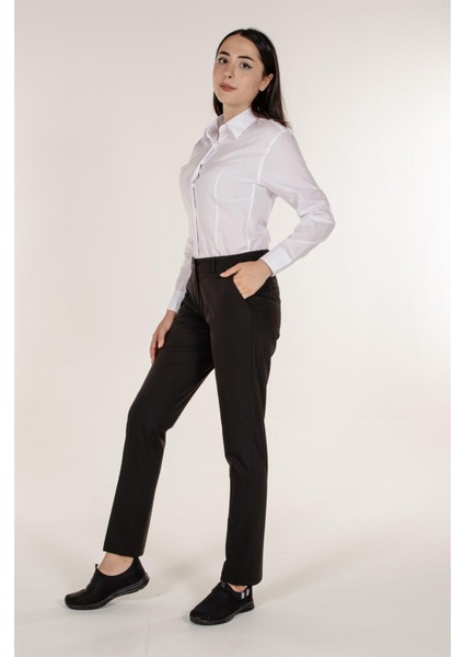 Siyah Likralı Kadın Pantolon modelleri