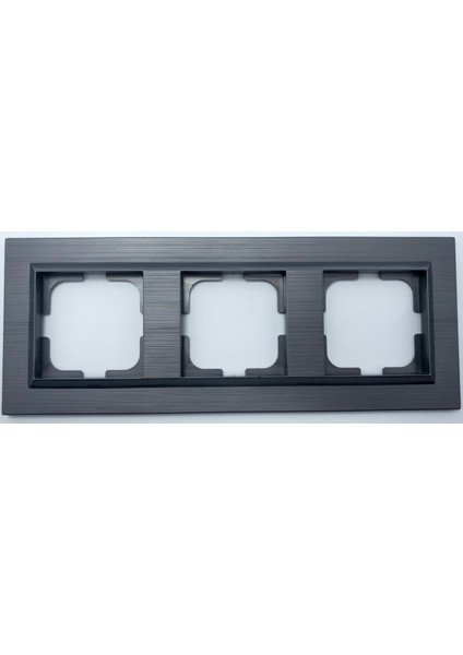 Ovivo Quantum Manyetik Gri Üçlü Çerçeve - 1 Adet