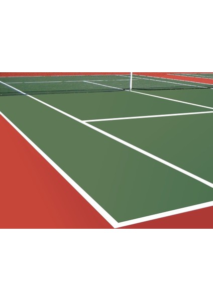 Polikort Paint 3000 Akrilik Spor Saha Son Kat Boyası 5 kg - Yeşil