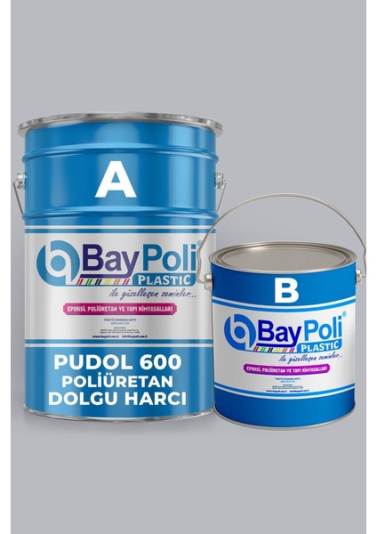 Pudol 600 Esnek Poliüretan Dolgu Harcı 10 kg - Bej