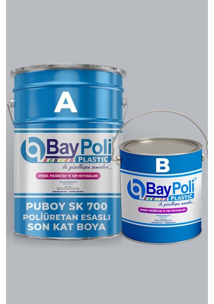 Puboy Sk 700 Poliüretan Son Kat Boya 10KG - RAL5001