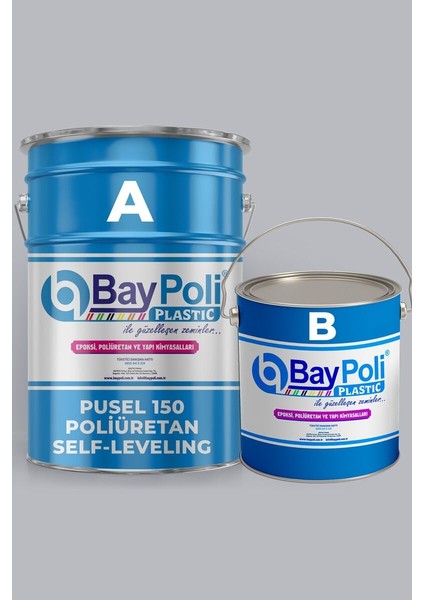 Pusel 150 Endustriyel Poliüretan Zemin Kaplama 20KG - Ral 8007