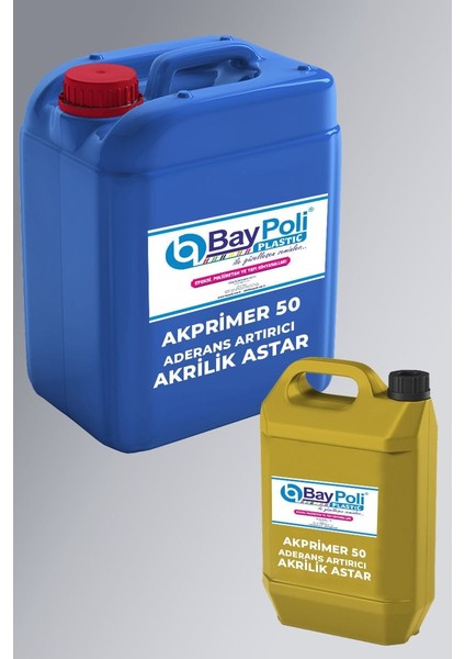 Akprimer 50 Akrilik Astar 5 kg - Süt Beyaz