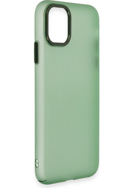 Apple iPhone 11 Kılıf Modos Metal Kapak - Koyu Yeşil modelleri