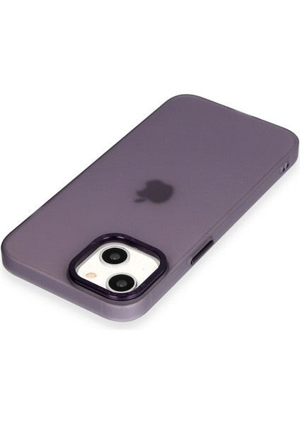 Apple iPhone 14 Kılıf Modos Metal Kapak - Derin Mor modelleri