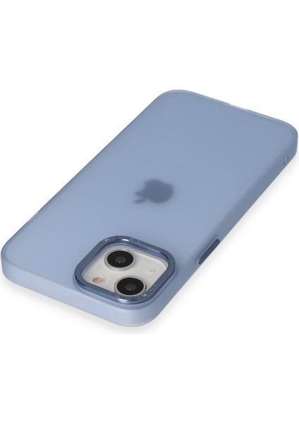 Apple iPhone 14 Kılıf Modos Metal Kapak - Mavi modelleri