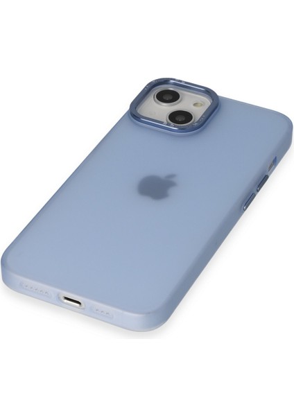 Apple iPhone 14 Kılıf Modos Metal Kapak - Mavi fırsatları