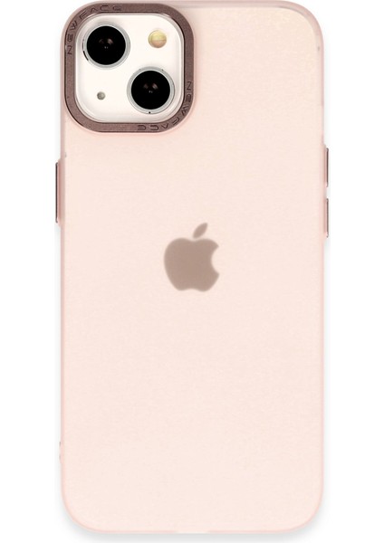 Apple iPhone 14 Kılıf Modos Metal Kapak - Pembe