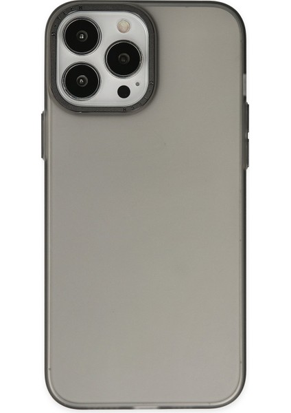 Apple iPhone 14 Pro Kılıf Modos Metal Kapak - Siyah