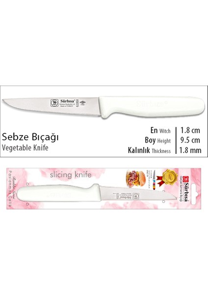 61004 Sebze Bıçağı Beyaz Renk fırsatları