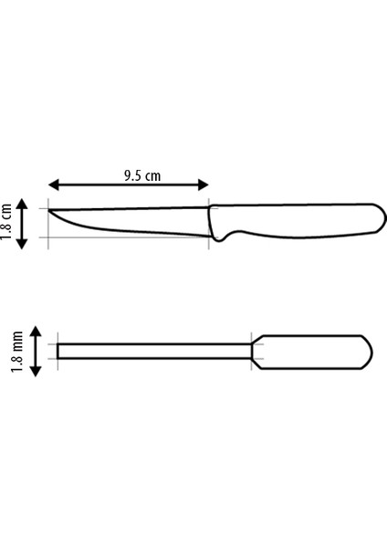 61004 Sebze Bıçağı Beyaz Renk indirimleri