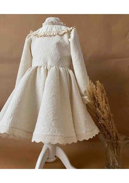 Vintage Kız Çocuk Kız Bebek Doğum Günü Elbisesi