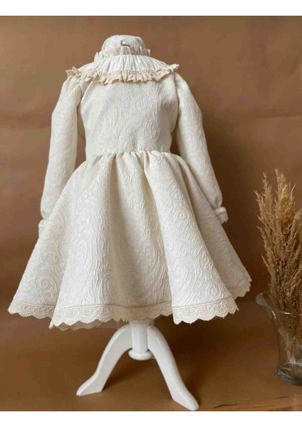 Vintage Kız Çocuk Kız Bebek Doğum Günü Elbisesi