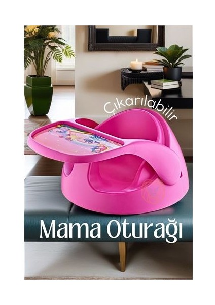 Çıkarılabilir Mama Oturağı Masa Mama Sandalyesi Pembe 719335