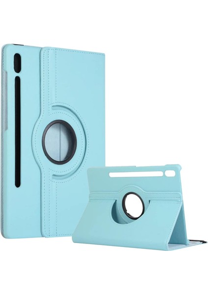 Samsung Galaxy Tab S7 Fe / S8 Plus / S7 Plus 5g Case 12.4 Inch Uyumlu 360° Dönebilen Standlı Pu Deri Kılıf