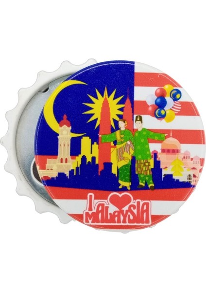 Malezya Temalı Magnet Kapak Açacak