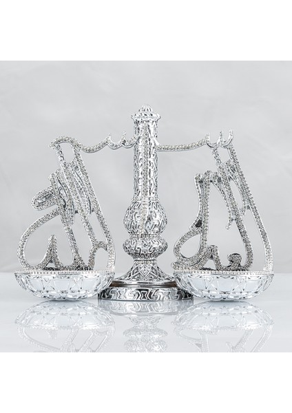 Adalet Terazisi Lafızlar Gümüş 19X14 fiyatları