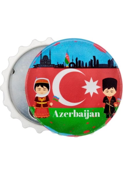 Azerbaycan Temalı Magnet Kapak Açacak