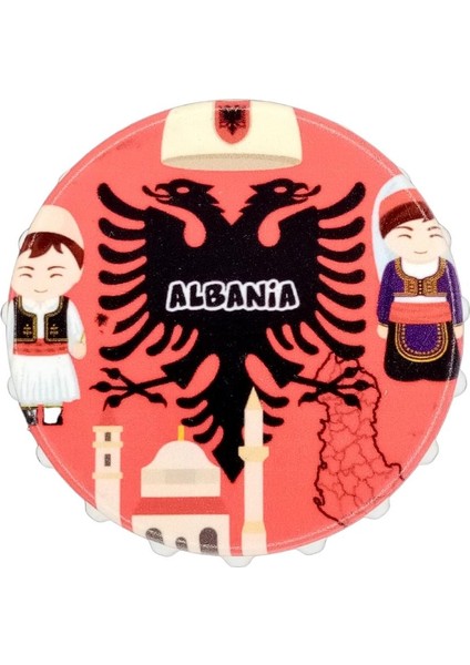 Arnavutluk Temalı Magnet Kapak Açacak