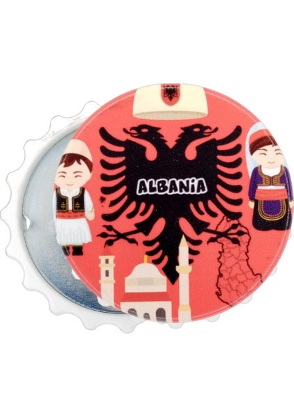 Arnavutluk Temalı Magnet Kapak Açacak
