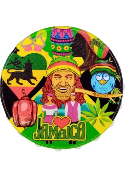 Jamaika Temalı Magnet Kapak Açacak
