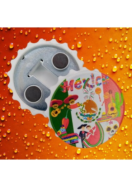 Meksika Temalı Magnet Kapak Açacak