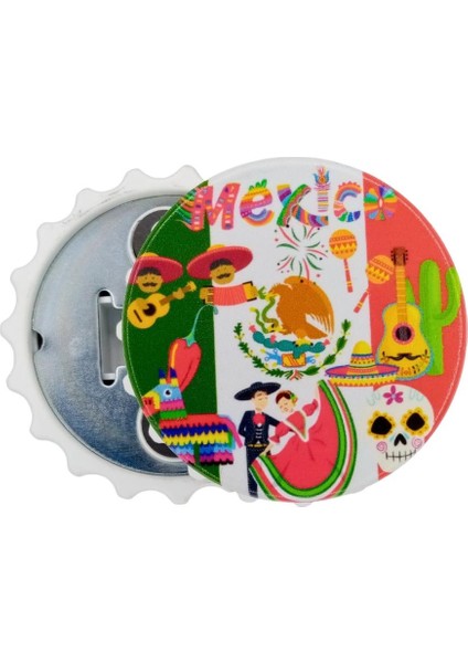 Meksika Temalı Magnet Kapak Açacak