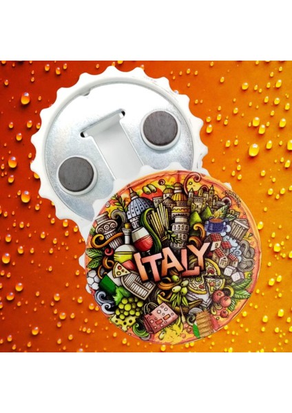 Italya Temalı Magnet Kapak Açacak fiyatları