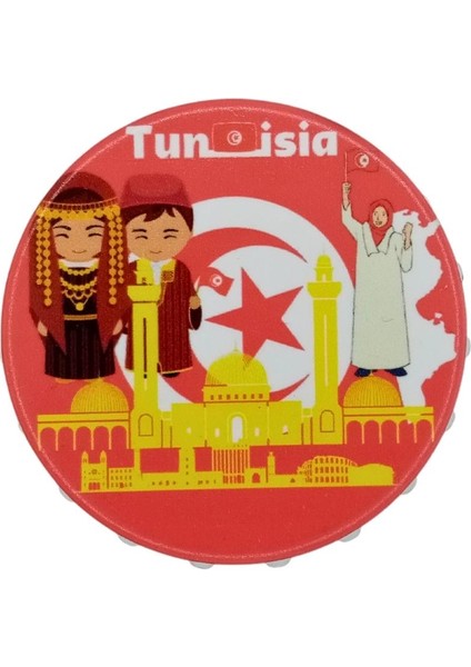 Tunus Temalı Magnet Kapak Açacak