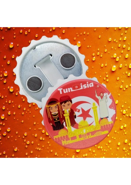 Tunus Temalı Magnet Kapak Açacak