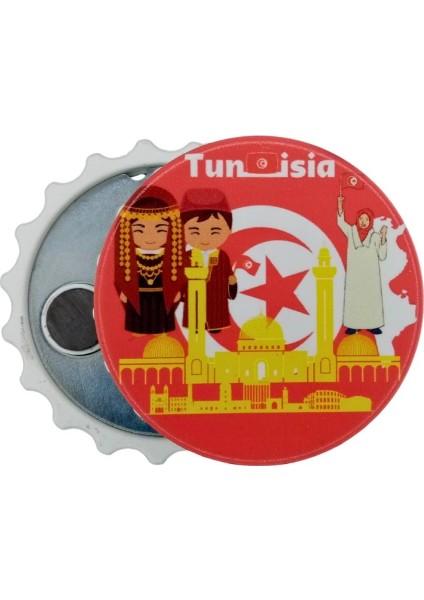 Tunus Temalı Magnet Kapak Açacak