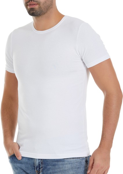 Yıldız Çamaşır Yıldız Bambu Kısa Kol Sıfır Yaka T-Shirt  Q475