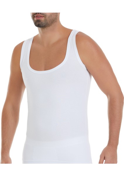 Yıldız 3'lü Erkek Modal Derin Yaka Askılı Atlet Q330