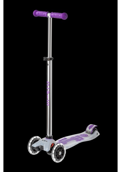 Scooter Maxi Micro Deluxe Flux LED Purple MMD121