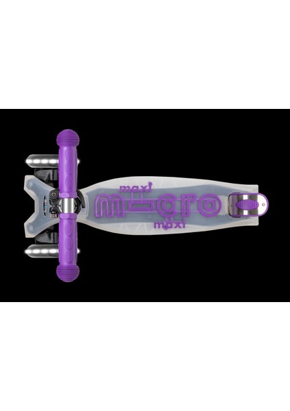 Scooter Maxi Micro Deluxe Flux LED Purple MMD121