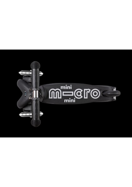 Micro Scooter Mini Micro Deluxe Eco LED Black MMD165